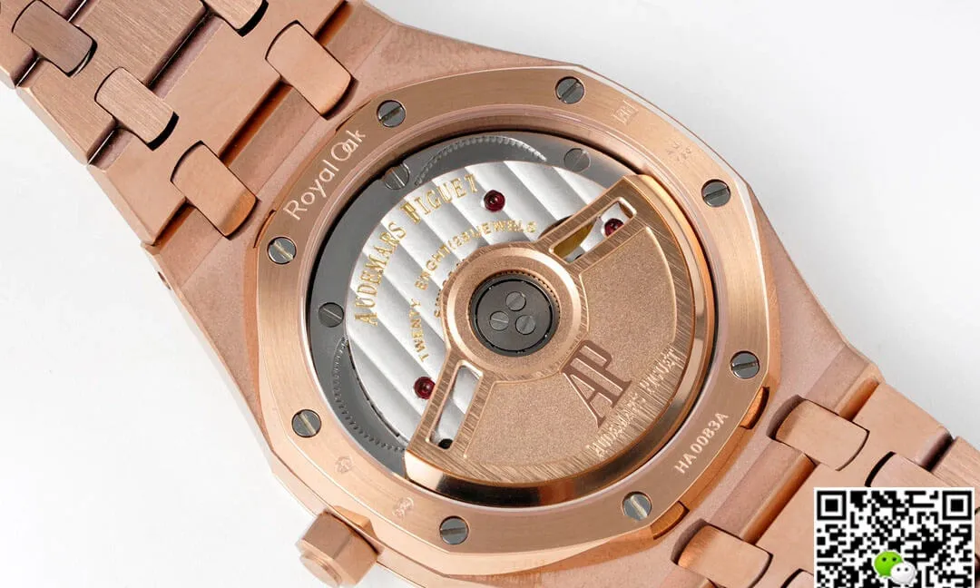 Audemars Piguet Royal Oak 77351OR.ZZ.1261OR.01 8F Factory 1:1 Best Edition Replica Watch Rose Gold Strap